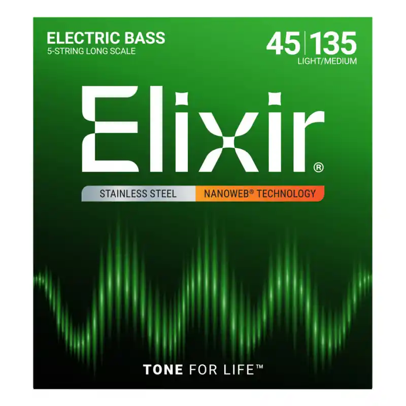 Akční Cena Elixir 14782 NanoWeb 5-string 45-135