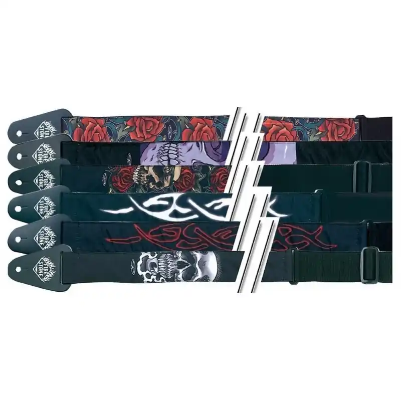 Akční Cena Fire&Stone popruh na kytaru Tatoo-edition