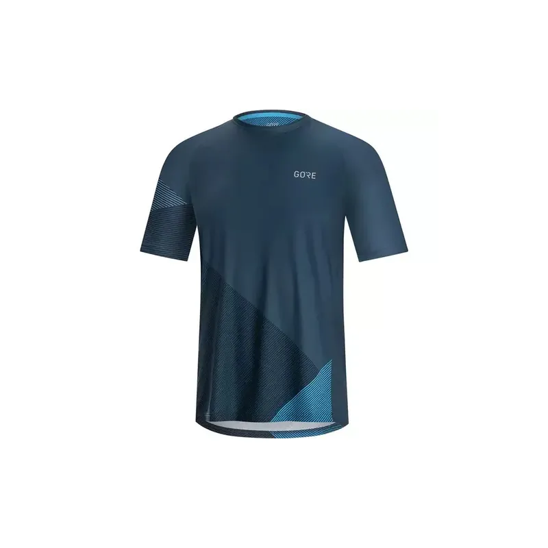 Horká Nabídka Gore C5 Trail Short Sleeve Jersey, M (blue)