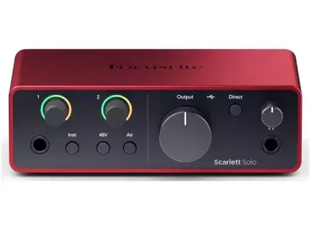 Nejprodávanější Zvuková karta USB Focusrite Scarlett Solo 4th Gen