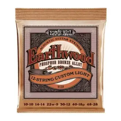 Struny kovové pro 12strunnou kytaru Ernie Ball EB 2152 - 10/48 Tovární Cena