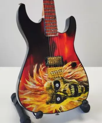 Nízká Cena Miniatura kytary Music Legends PPT-MK163 Iron Maiden Eddie 1980 Album