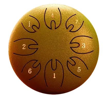 Steel Tongue Drum FZone STD-6I8N Gold Vysoce Kvalitní