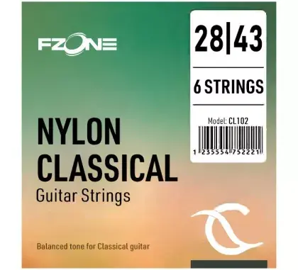 Struny nylonové pro klasickou kytaru Fzone CL-102 28/43 Nejlepší Cena