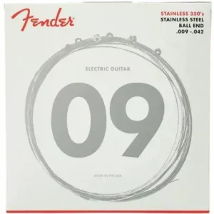 Must-Have Struny pro elektrickou kytaru Fender 350L Stainless Steel, Ball End - 09/42
