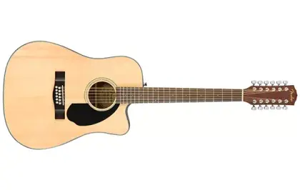 Super Cena 12strunná kytara elektroakustická Fender CD-60SCE-12 NAT WN