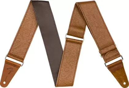 Řemen kytarový Fender 2" Tooled Leather Strap BRN Kup Teď