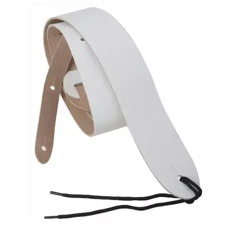 Řemen kytarový Perri’s Leathers 2182 Basic Leather White Ověřený