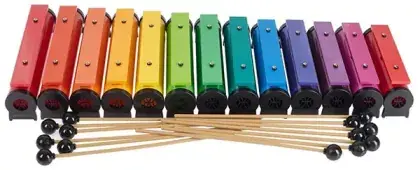 Cenově Výhodný Zvonkohra Boomwhackers Chroma-Notes Resonator Bells Complete Set
