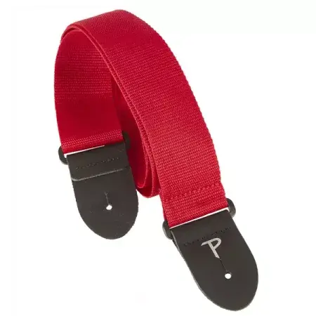 Akční Nabídka Řemen kytarový Perri’s Leathers Poly Pro Extra Long Red