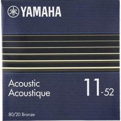 Akční Cena Struny kovové pro akustickou kytaru Yamaha GSA11 80/20 Bronze - 11/52
