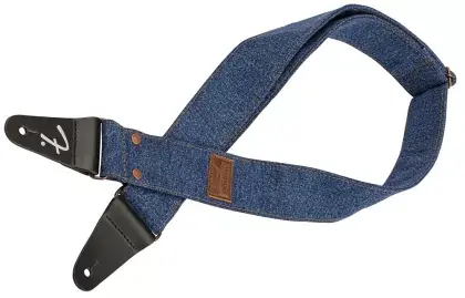 Řemen kytarový Fender Wrangler Denim Strap Indigo Riveted Vrácení Zdarma