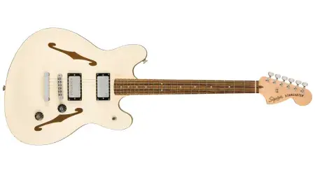 Cenově Výhodný Elektrická kytara Fender Squier Affinity Starcaster Deluxe LRL OWT