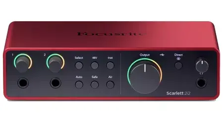 Zvuková karta USB Focusrite Scarlett 2i2 4th Gen Sezónní Sleva