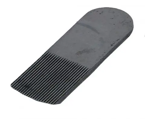 Oblíbený Železný list s drážkama