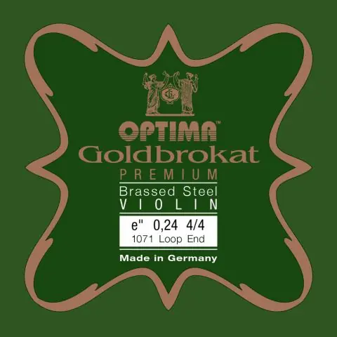 Optima struny pro housle Goldbrokat Premium - motaženo posazí Akční Cena