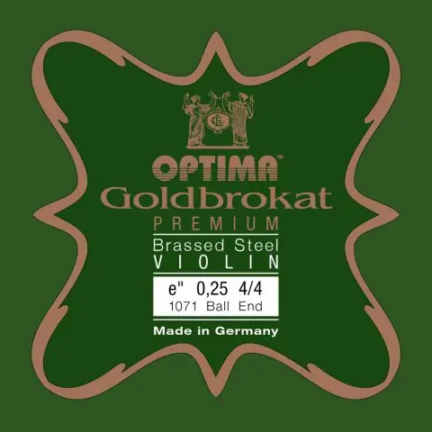 Optima struny pro housle Goldbrokat Premium - motaženo posazí Must-Have