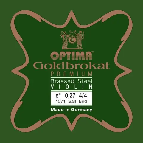 Nízká Cena Optima struny pro housle Goldbrokat Premium - motaženo posazí