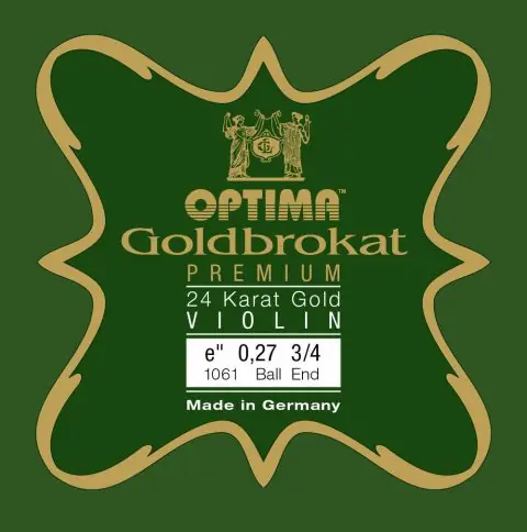 Struny pro housle Goldbrokat Premium 24 Karat Gold Sleva