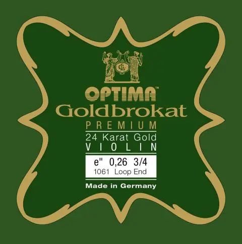Struny pro housle Goldbrokat Premium 24 Karat Gold Koupit Online