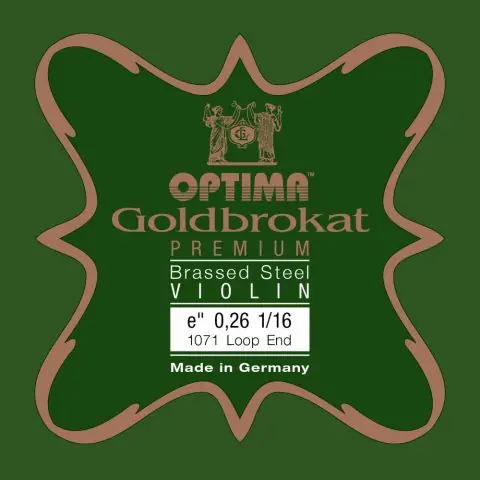 Struny pro housle Goldbrokat Premium - motaženo posazí Nová Kolekce