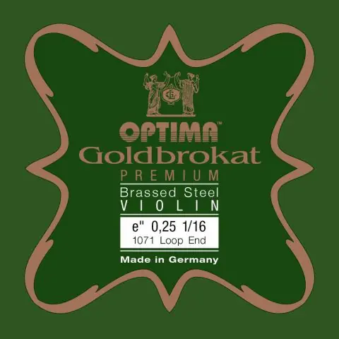 Struny pro housle Goldbrokat Premium - motaženo posazí Nejprodávanější