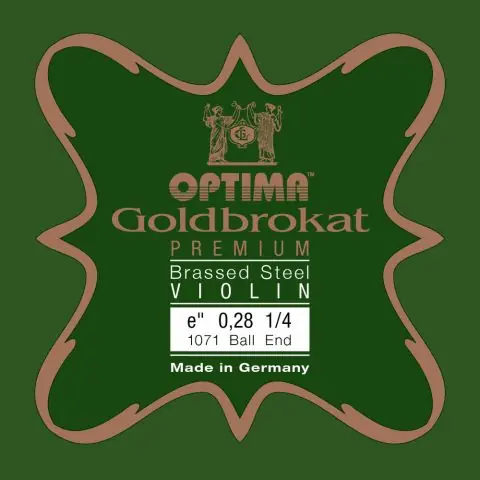 Struny pro housle Goldbrokat Premium - motaženo posazí Výprodej