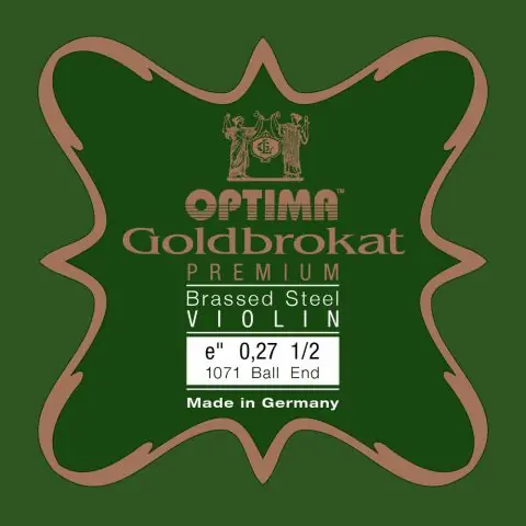 Struny pro housle Goldbrokat Premium - motaženo posazí Akční Cena