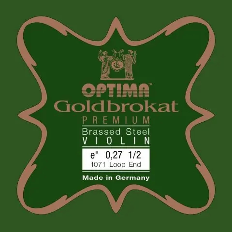 Struny pro housle Goldbrokat Premium - motaženo posazí Levný