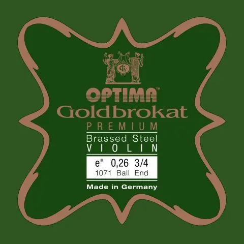 Struny pro housle Goldbrokat Premium - motaženo posazí Akční Cena