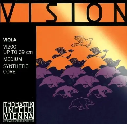 Akce Thomastik struny pro violu Vision Synthetic Core