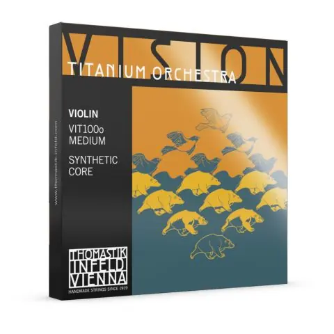 Ověřený Struny pro housle Vision Titanium Orchestra Synthetic Core