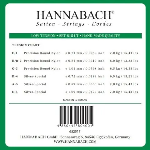 Nejprodávanější Struny pro klasickou kytaru série 815 Low tension Silver special