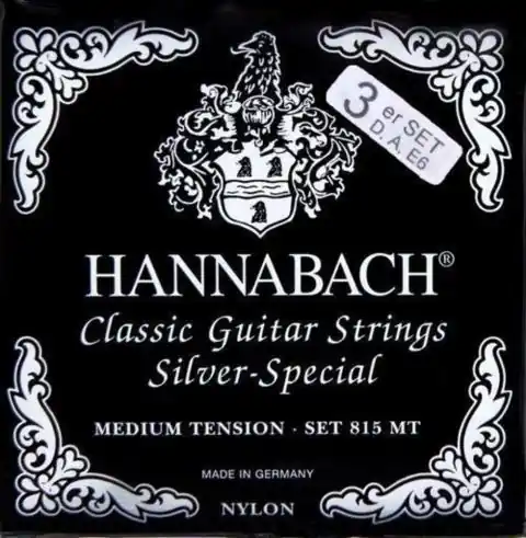 Horká Nabídka Struny pro klasickou kytaru série 815 Medium tension Silver special