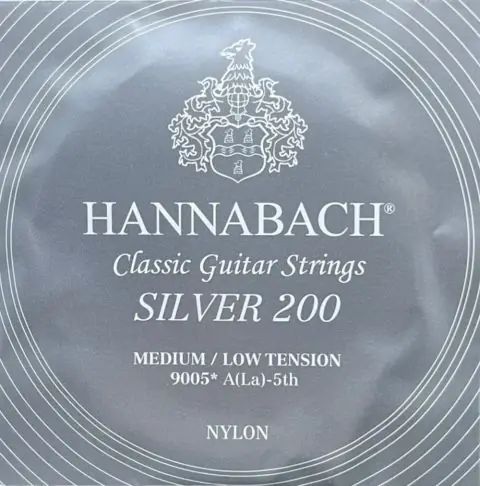 Struny pro klasickou kytaru série 900 Medium/Low Tension Silver 200 Ověřený