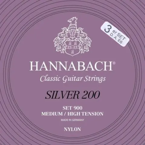 Akční Cena Struny pro klasickou kytaru série 900 Medium / High Tension Silver 200