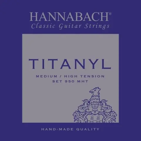 Struny pro klasickou kytaru série 950 Medium/High Tension Titanyl Horká Nabídka
