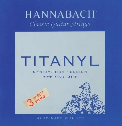 Pouze Dnes Struny pro klasickou kytaru série 950 Medium/High Tension Titanyl