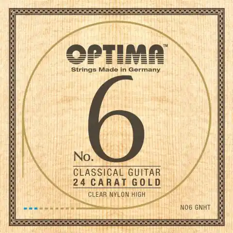 Poslední Šance Optima struny pro klasickou kytaru č.6 - 24 Karat Gold