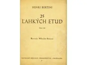 Časově Omezené Bertini Henri 25 l´ahkých etud op.100