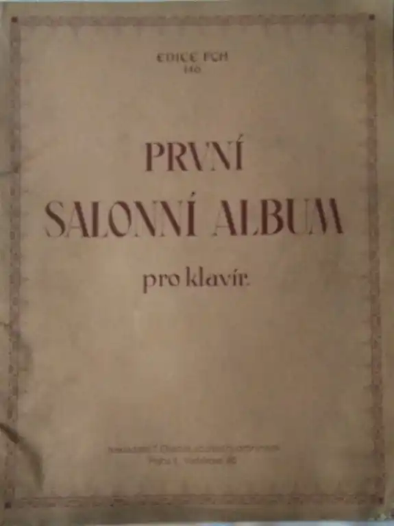 Jen Po Omezenou Doba Salonní album první pro klavír