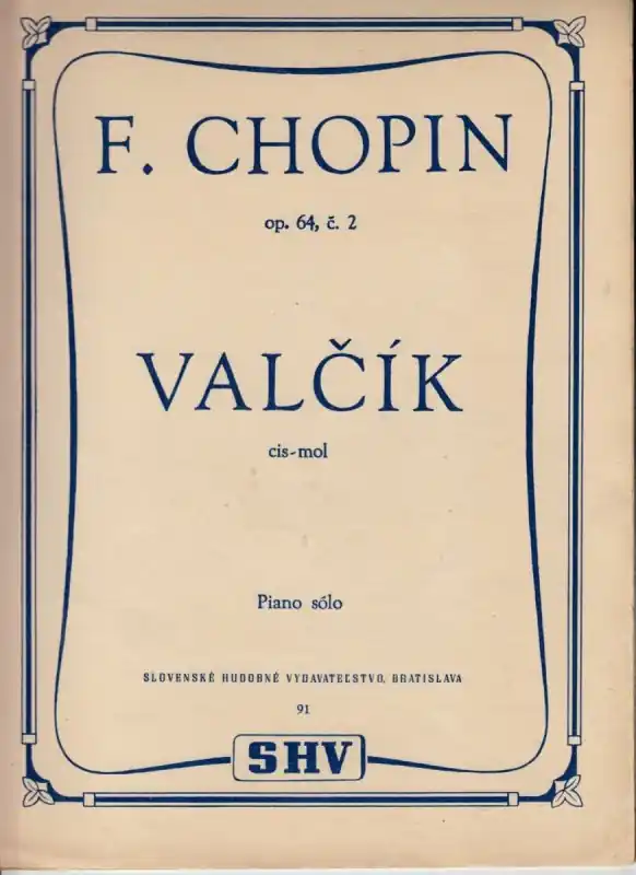 Chopin F. Valčík cis-moll Kup Teď