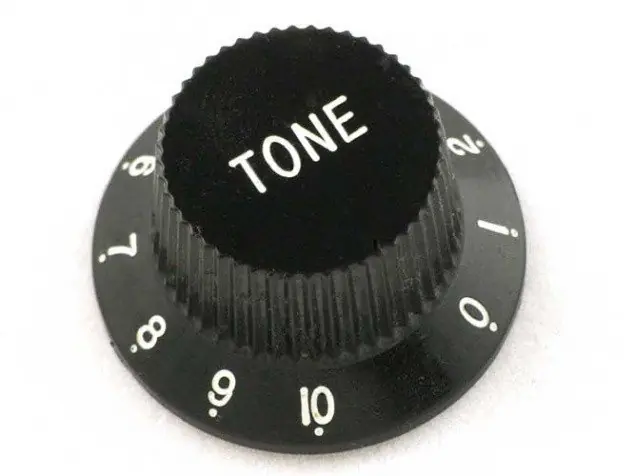 Oblíbený B&CH knob strat černý tone
