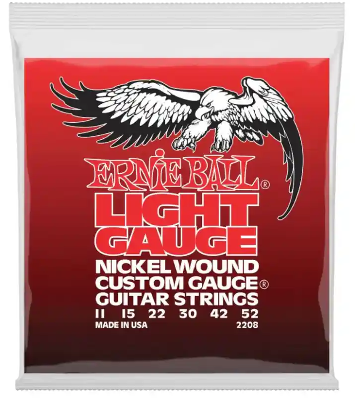 Ernie Ball Light Electric Nickel Wound .011-.052 struny el. kytara Akce