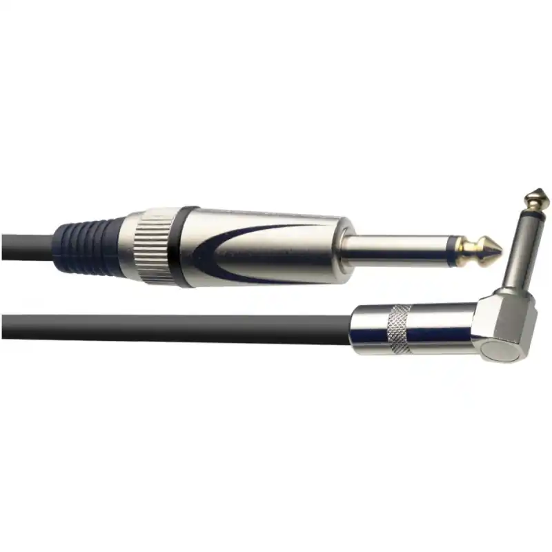 Finální Výprodej Stagg SGC1,5PL DL, kabel JACK/JACK roh, 1,5 m