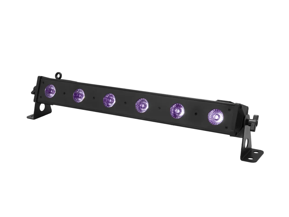 Výprodej Eurolite LED BAR-6 UV světelná lišta, 6x 1W UV LED