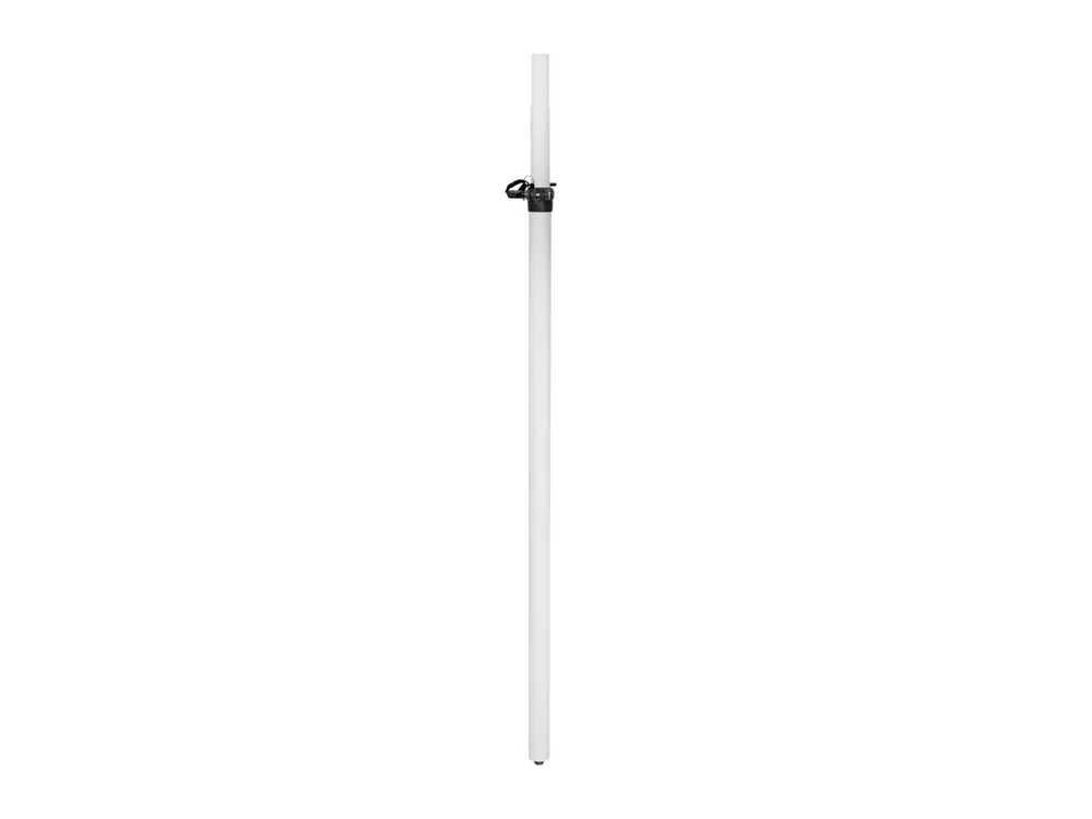Sleva Omnitronic BPS-3, reproduktorová distanční trubka se závitem, teleskopická 136-230 cm, bílá.