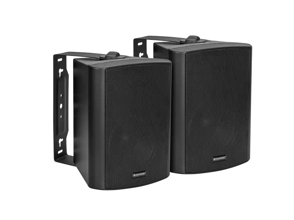 Omnitronic ALP-5A aktivní 5" reproboxy 2x30W, černé, cena/pár Cenově Výhodný