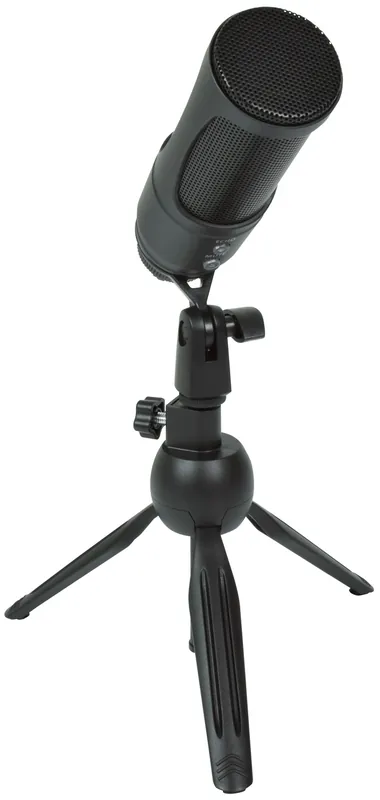 Citronic CU-50, USB mikrofon se stolním stojanem, černý Nová Kolekce