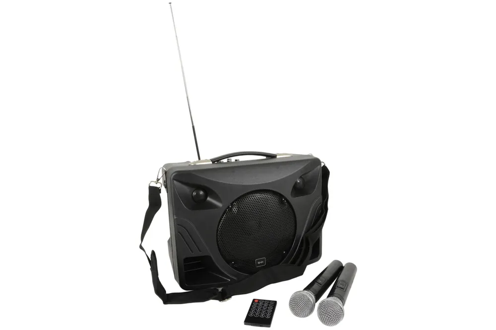 Kup Teď QTX DELTA-50, mobilní 8" zvukový systém MP3/BT/FM/2x VHF, 50W